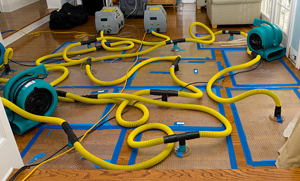 Professional Burst Pipe Water Damage technician working in Rock Creek, WV